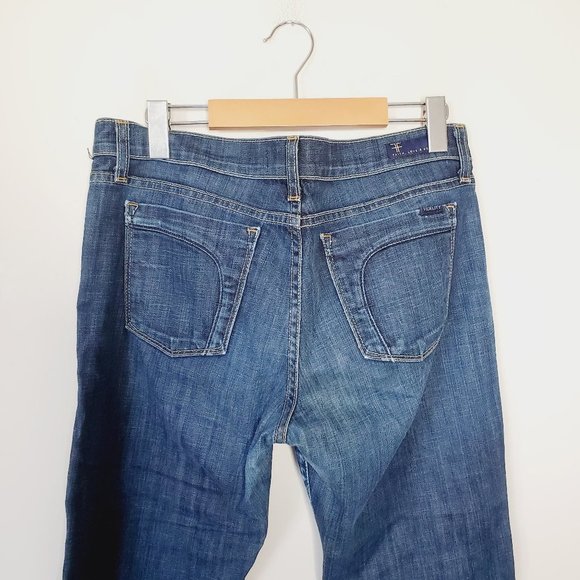 FIDELITY Blue Bella Capri Straight Leg Jeans - Picture 5 of 12